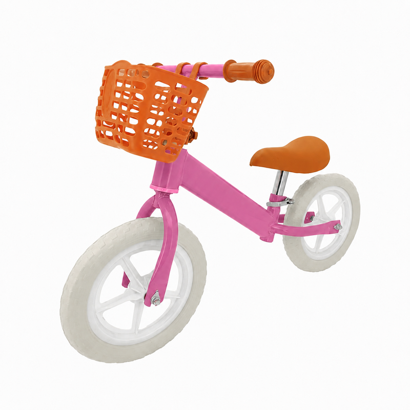 Bicicleta de Equilíbrio Aro 12 Com Cestinha - Zippy Toys