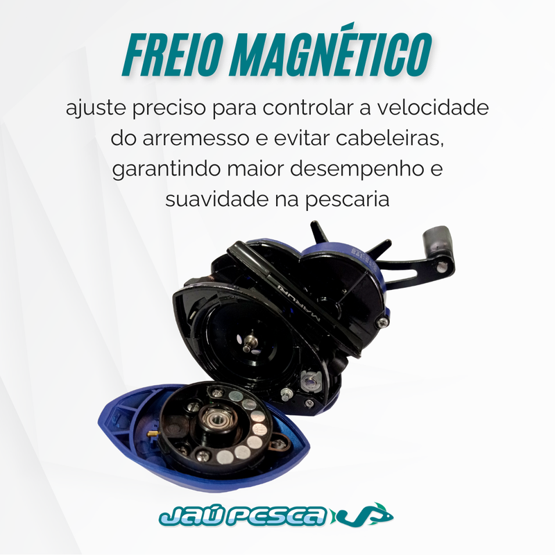 Carretilha Maruri CROBAT 3+1 Rolamentos
