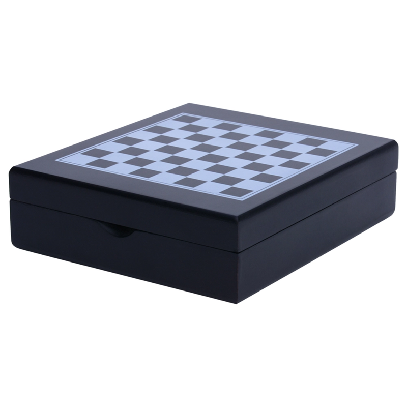 Jogo para Vinho Com Jogo Xadrez - Mimo Style