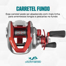 Kit Vara MANJUBA ADVANCE + Carretilha SPIDER BG E Linha Multi 65lb