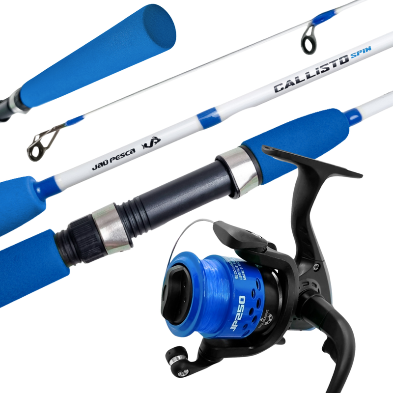Kit Vara Callisto 20 Lb 2 Partes + Molinete Jp250 5.1:1