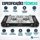 Fogareiro 2 Bocas a Gas - Etilux