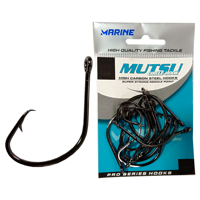 Cartela Anzol MUTSU Blacknickel Marine Sports