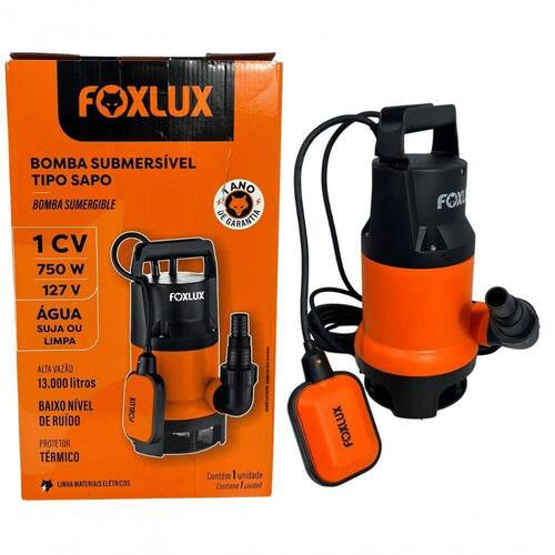 Bomba D’água Submersível Tipo Sapo - Fox Lux