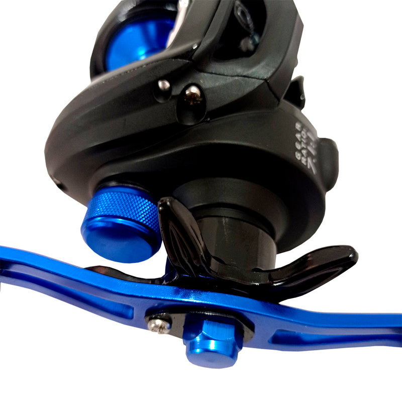 Kit de pesca Vara Agata 1,65mts e Carretilha BRONX 11000 Esquerda e Linha