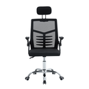 CADEIRA GIRATORIA ESCRITORIO LISTRADA ALTA NA