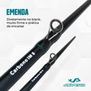 Kit De Pesca Vara Carretilha JP TAMBAQUI PRO 2,40 mts 60 lbs + LX e Linha