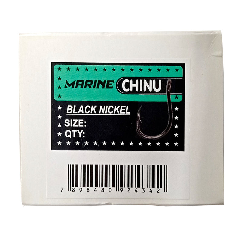 Caixa Anzol Chinu Black Nickel Marine Sports