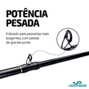 Kit Vara New Tamba Max 30-60lbs + Carretilha BlackTamba BT11 10+1 Rolamentos 8kg Drag - Maruri
