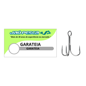 JP Cartela Anzol Garateia Em Aço Nickel Jaú Pesca