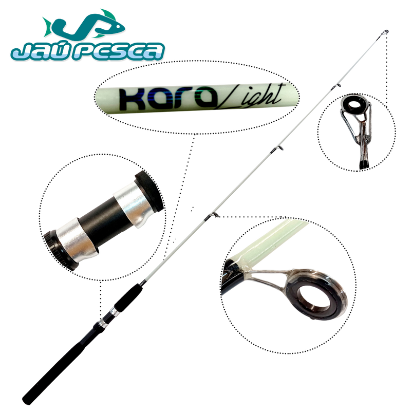 Vara Molinete KARA LIGHT 1301 1,30m 12 lbs Inteiriça Albatroz