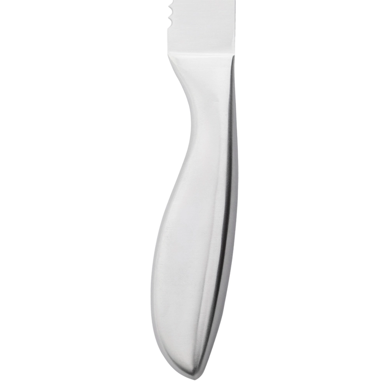 Faca Pão Inox Serrilhada 20cm Prata - Mimo Style
