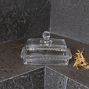 Manteigueira Cristal com Tampa Pearl 17cm x 10,5cm x 10cm - Wolff