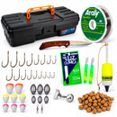 Kit Pesca Jaú Pesca Maleta Anzol Boia Ração Linha Sino