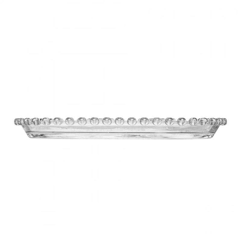 Travessa Cristal Oval Coração 25cm x 13cm x 2,5cm - Lyor