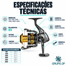 Molinete Elite Gold com 2+1 Rolamentos - Marine Sports
