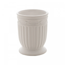 Conjunto Banheiro 3 Peças de Cerâmica Greece Branco e Prata - Lyor