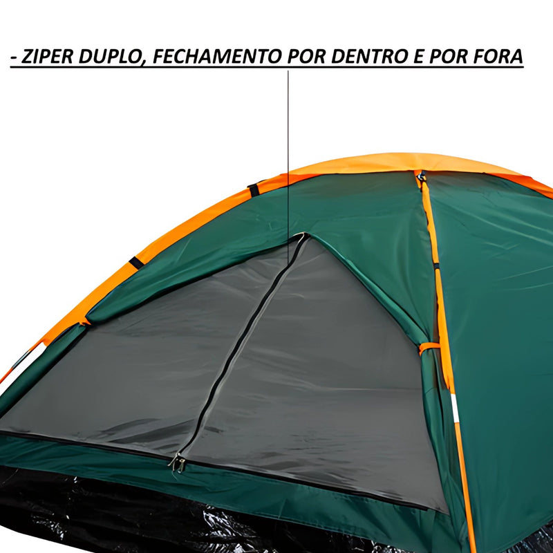 Kit Camping Barraca + Rede De Descanso+ Fogareiro e Campgás