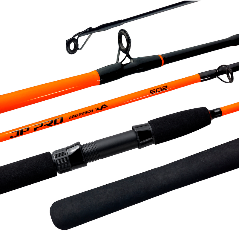 Vara Molinete JP PRO 10-20lbs/12-25lbs 4 Cores - Jaú Pesca