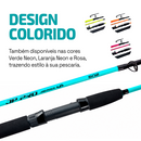 Vara Molinete JP PRO 10-20lbs/12-25lbs 4 Cores - Jaú Pesca