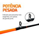 Vara Molinete JP PRO 10-20lbs/12-25lbs 4 Cores - Jaú Pesca