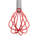 Batedor de Ovos Fouet Vermelho Silicone Inox - Mimo Style