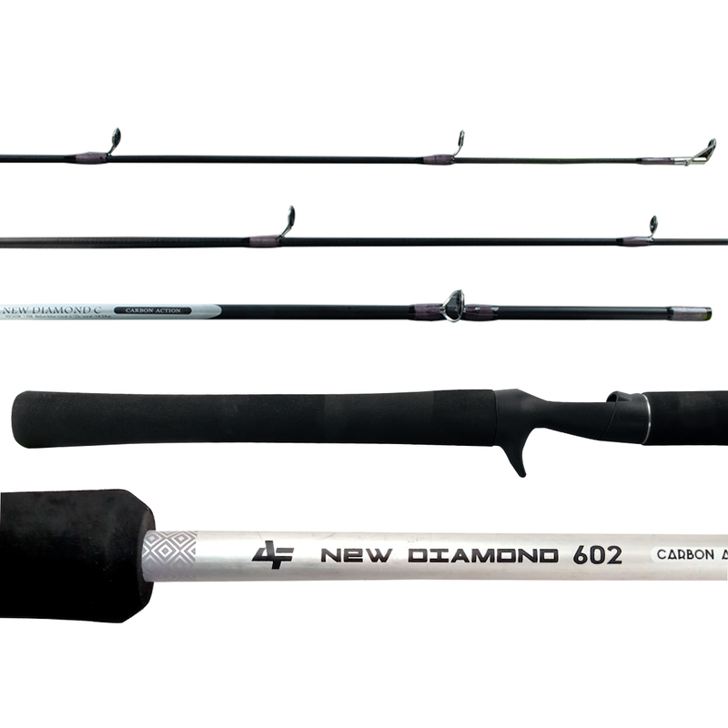 Kit Vara New Diamond 1,68m + Carretilha S22 e Linha mono