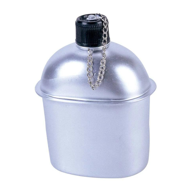 Cantil de Aluminio CAMUFLADO 900 ml Verde Militar NTK