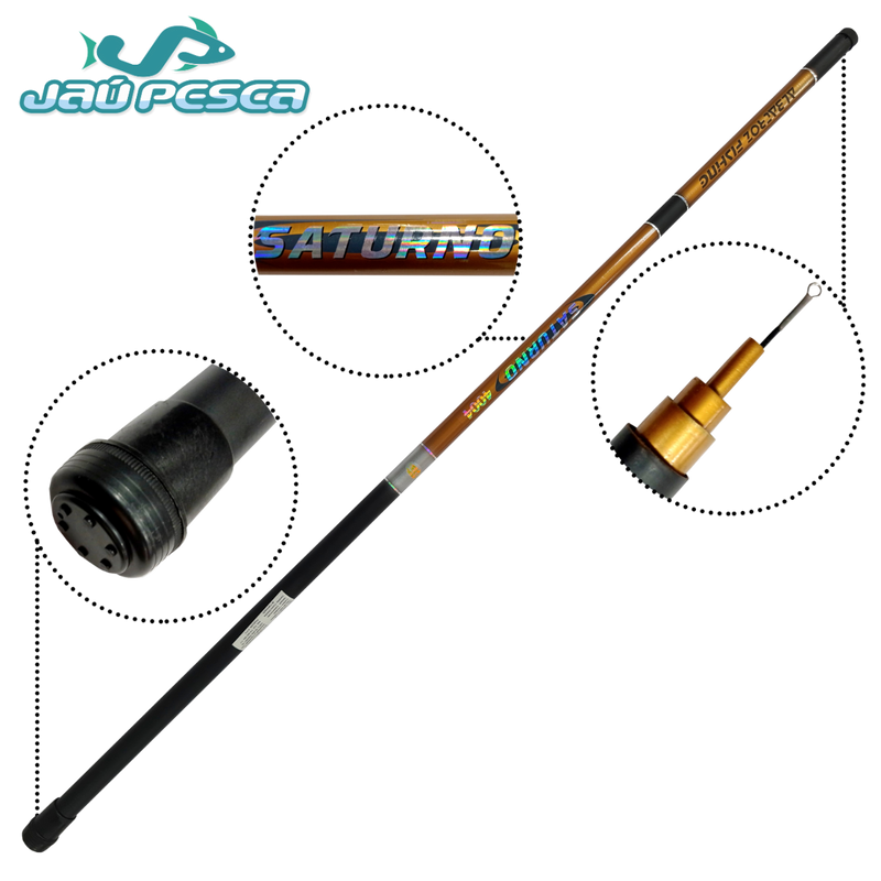Vara Telescopica Gomo Longo SATURNO Albatroz Fishing