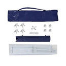 TENDA GAZEBO 3 m x 3 m POLIETILENO - AZUL  (P55)