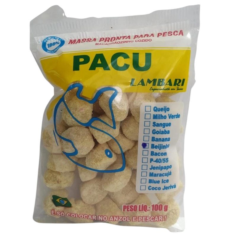Massa de pesca Pacu 100gr Lambari Pesca