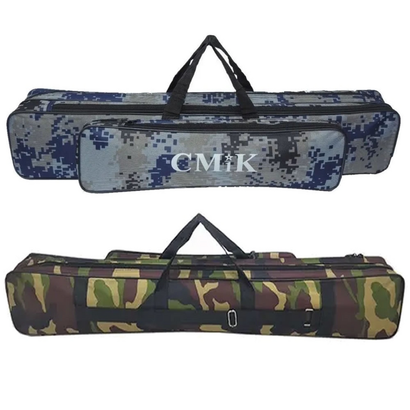 Bolsa Porta Vara De Pescar 2 Divisórias + Bolso Lateral