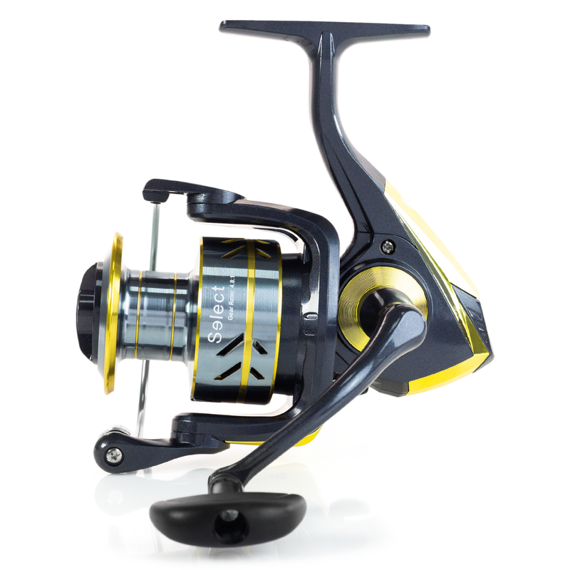 Molinete Select  2+1 Rolamentos 6kg Drag - Albatroz Fishing - Gold - 50