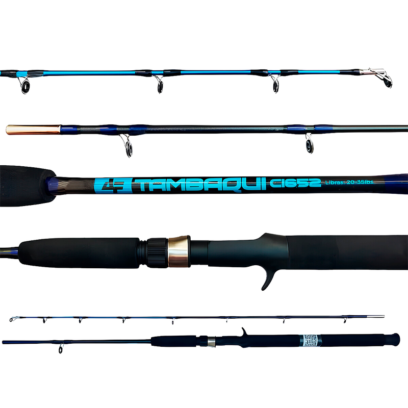 Vara Carretilha TAMBAQUI C1652 1,65mts 30lbs 2 Partes Albatroz