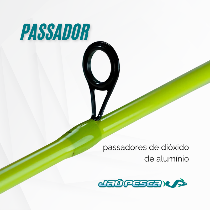 Vara Molinete Inteiriça GLADIADOR S5561-VERDE