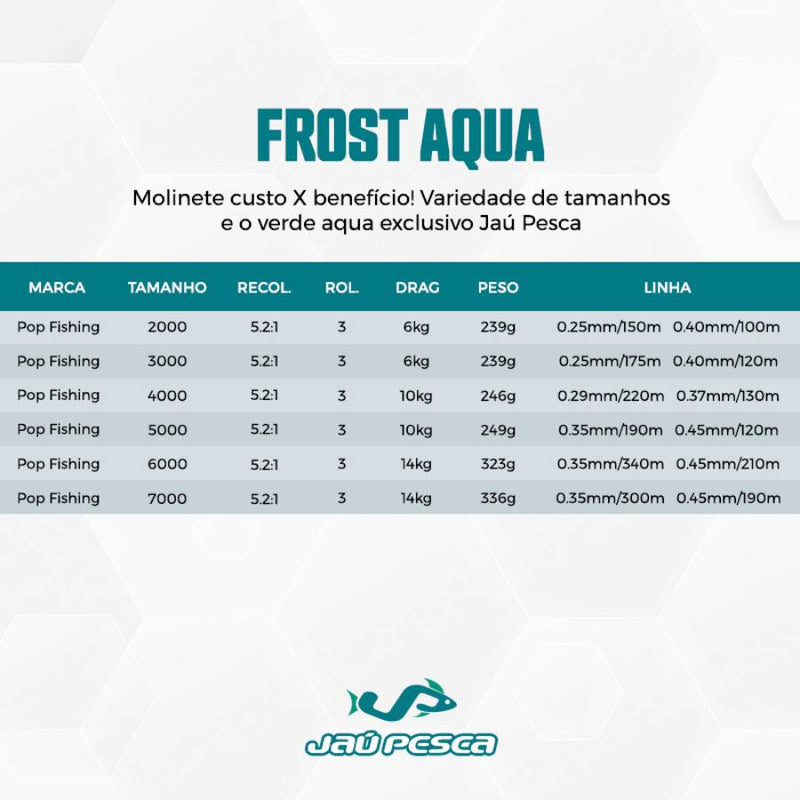 Molinete Frost Acqua Super Slim