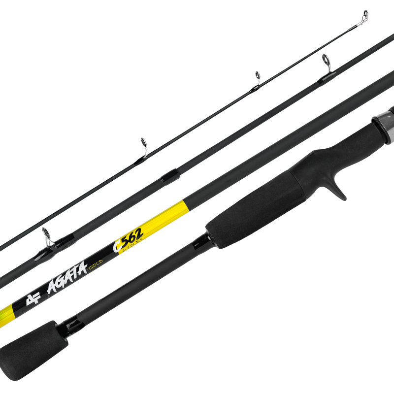 Vara Carretilha Agata 6-12lbs 2 Partes Albatroz Fishing