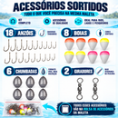 Kit Pesca Completo com Alicate e Isca Artificial