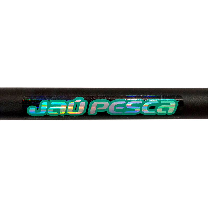 Kit 01 Vara Telescópica Gomo Longo JP Traira 6,00m Verde Jaú Pesca e Ace