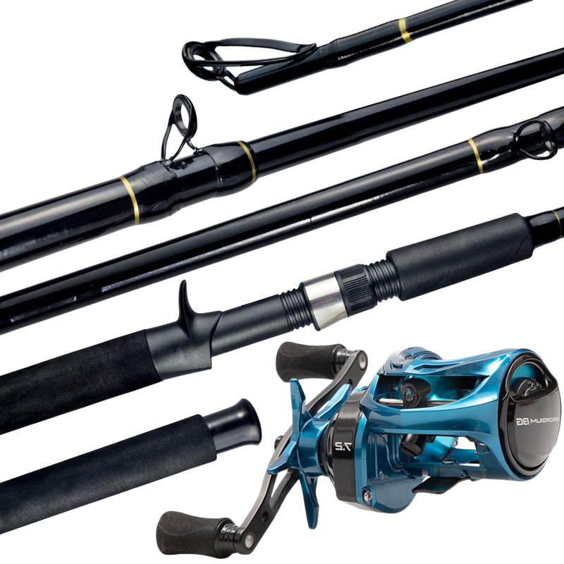 Kit Vara New TAMBA MAX 30-60 lbs + Carretilha ARCADIUM BG