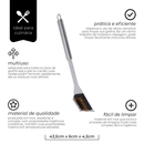 Escova Para Grelha Cabo Inox  43cm - Mimo Style