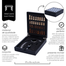 Jogo para Vinho Com Jogo Xadrez - Mimo Style