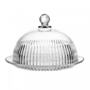 Queijeira Cristal com Tampa Império 20cm x 20cm x 13,5cm - Wolff