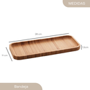 Bandeja de Bambu  Hire 28cm x 11cm x 1,5cm - Lyor