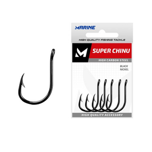 Cartela Anzol Super Chinu Strong Blacknickel Marine Sports