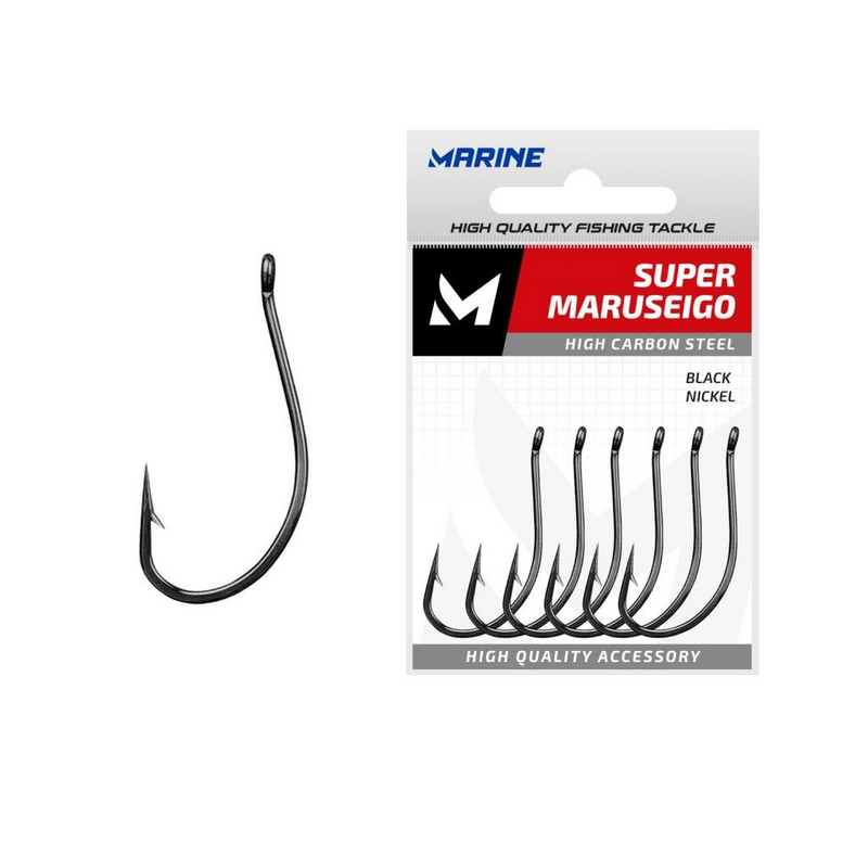 Cartela Anzol Super Maruseigo Blacknickel Marine Cartela Anzol Super Maruseigo Blacknickel Marine