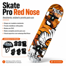 Kit Skate Pro Red Nose + Kit de Proteção Preto Tamanho M - Bel Sports