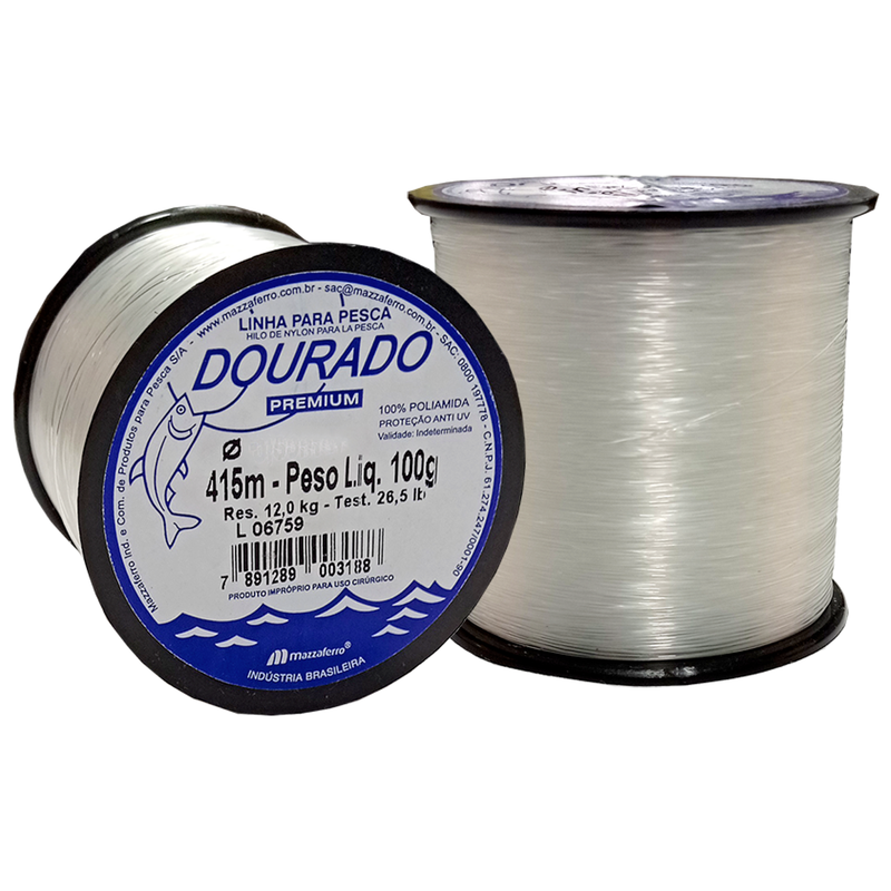 Linha Mono DOURADO 100 Gramas Mazzaferro