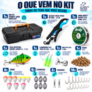 Kit Pesca Completo com Alicate e Isca Artificial