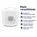 Panela Elétrica de Arroz Riso 10 Xícaras 220V Branca - Agratto